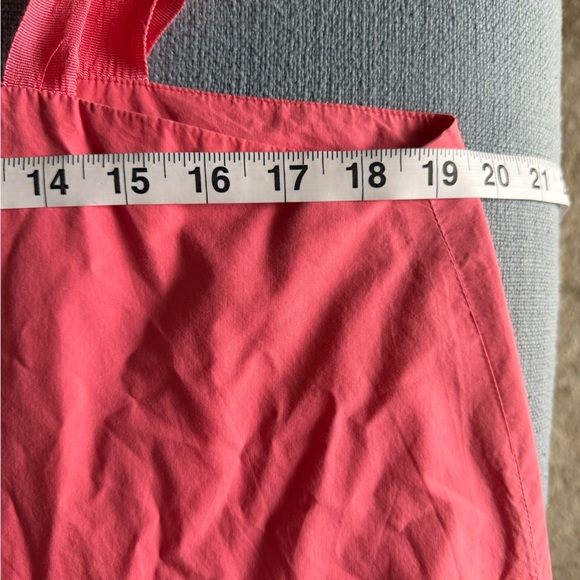 Peter Som Collective color block three tier ribbon strap pink Midi Dress - Picture 10 of 12